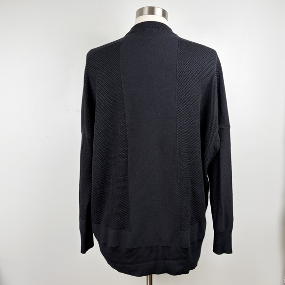 Vince Cardigan Wool & Silk Buttons Black - Picture 5 of 12